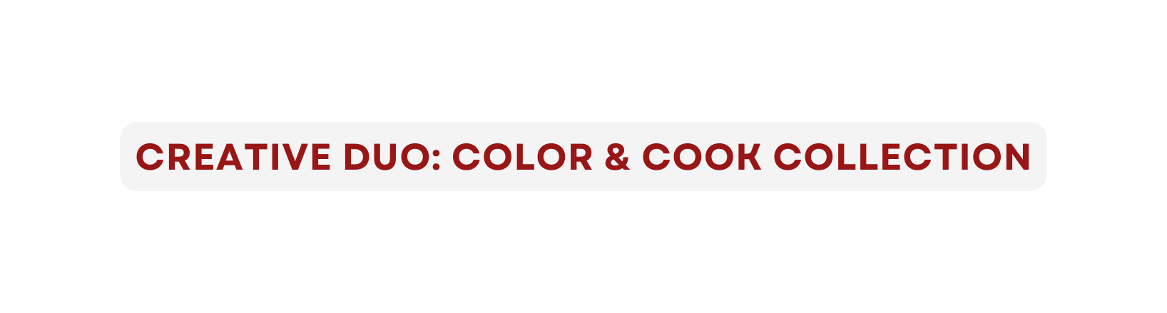 Creative Duo Color Cook Collection